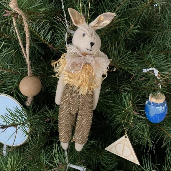 Rabbit with Trousers and Bow tie Ornament, NWT - Picture 4 of 4